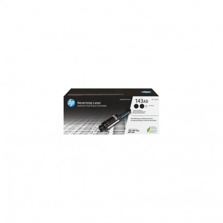 HP 143AD Dual Pack Black Original Neverstop Toner Reload Kit