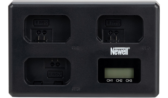 Newell battery charger TT-USB-C 3x Sony NP-FW50