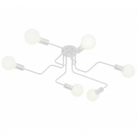 ZD74K LAMPA SUFITOWA 6 RAMION BIAŁA