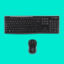 Logitech Keyboard MK270 black US/Int Layout