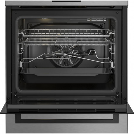 BEKO pliit FBMA61330GXDT, gaasipliidiplaat, elektriahi, roostevaba teras, 60cm lai, 60cm sügav, gril