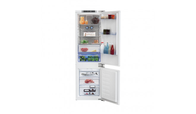 BEKO Refrigerator | BCNA275E4FN | Energy efficiency class E | Built-in | Combi | Height 177.5 cm | N