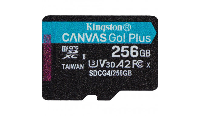 Kingston Technology Canvas Go! Plus 256GB MicroSD UHS-I Class 10