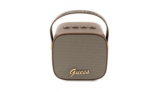 Guess Leather Script Logo Speaker Brown (GSM178206)