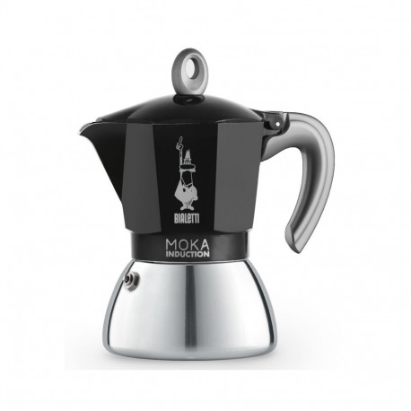 Bialetti Moka Induction must 6-tassiline mokakann
