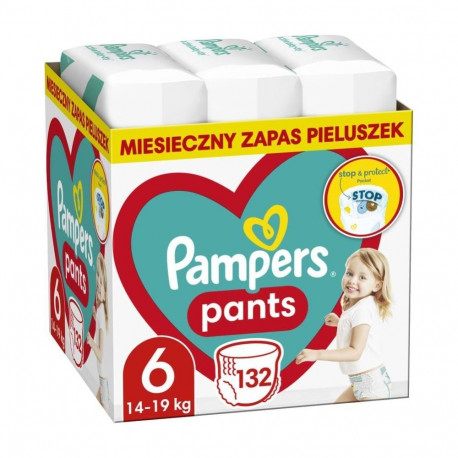Pampers püksmähkmed 6, 14-19 kg, 132 tk.