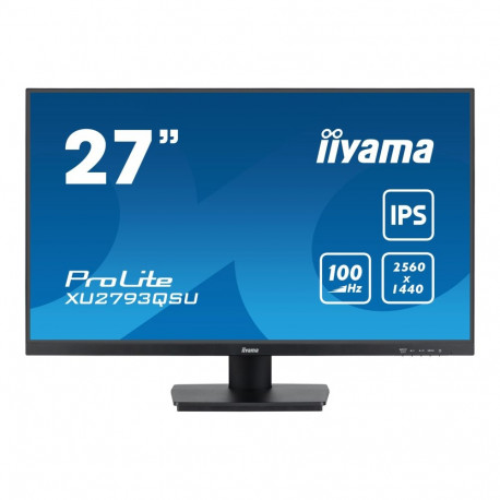 IIYAMA XU2793QSU-B7 27-tolline IPS 2560x1440 300cd/m2 1ms HDMI DP USB