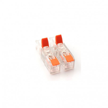 Splicing Connector, Inline with Lever, 2-2, 0.2–4.0mm², 32A, 450V, 20pcs