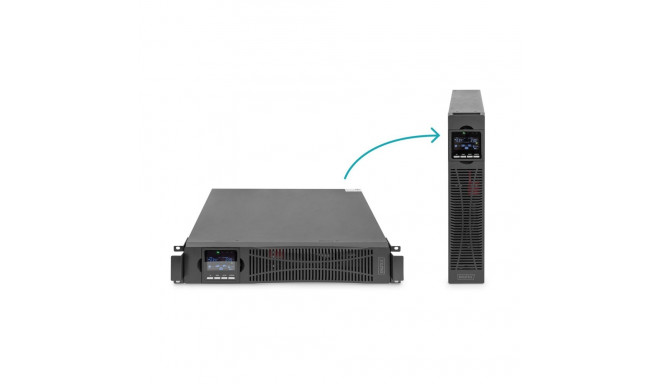 UPS Online Rack 19" LCD 2000VA/2000W, Digitus