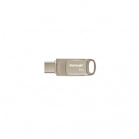 Patriot Memory Tab T560 64GB USB flash drive Dual USB 120MB/s (PS64GT560DS5D) Silver