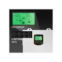 Qoltec hübriidne võrguväline päikeseinverter 2,5 kVA | 2,5 kW | 100 A | MPPT | LCD | BMS | Siinus