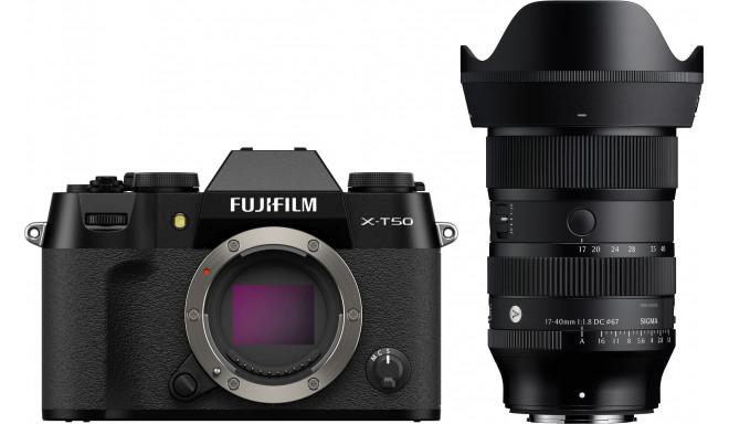 Fujifilm X-T50 + Sigma 17-40mm, must