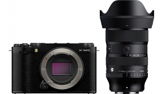 Fujifilm X-M5 + Sigma 17-40mm, must