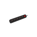 Lanberg Cable Power Strip, 5X French Outlets with Switch, Quality-Grade Copper, 1.5 m | PS1-05E-0150
