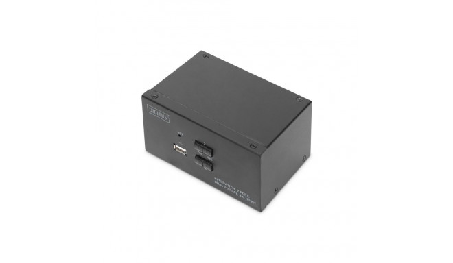 Digitus KVM Switch, 2 Port, Dual Display, 4K, HDMI | DS-12860