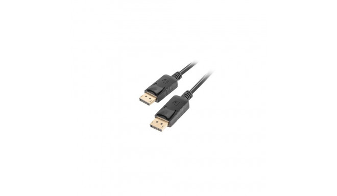 Lanberg DisplayPort Cable 19 Pin V1.2 4K | CA-DPDP-10CC-0005-BK | DisplayPort to DisplayPort