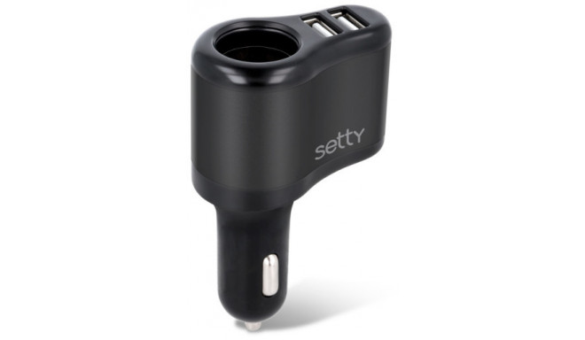 Setty car socket splitter RGS-01 2xUSB 2A