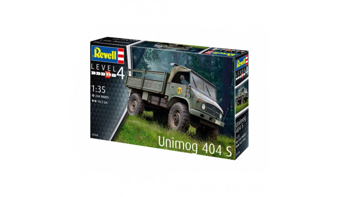 Model plastikowy pojazd unimog 404 s 1/35