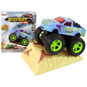 Auto Resorak Z Naciągiem Monster Truck Big Foot Gumowe Opony Rampa Auto Resorak Z Naciągiem Monster Truck Big Foot Gumowe Opony Rampa