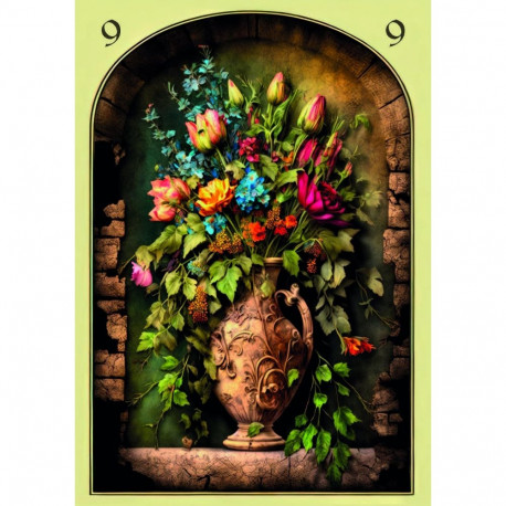 Oracle Card Deck - Medieval Lenormand 36 Cards with Guidebook 88 x 125 mm