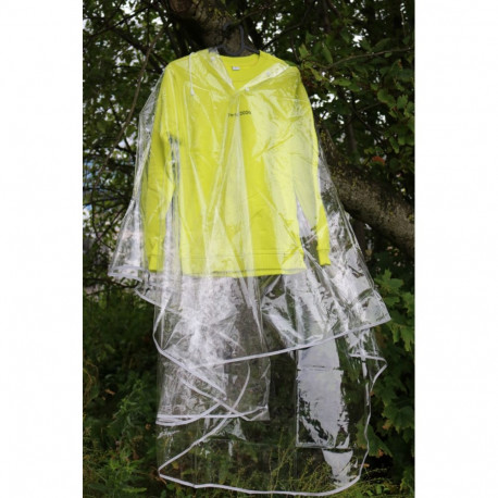 SOKISAHTEL Läbipaistev korduvkasutatav vihmapontšo 425