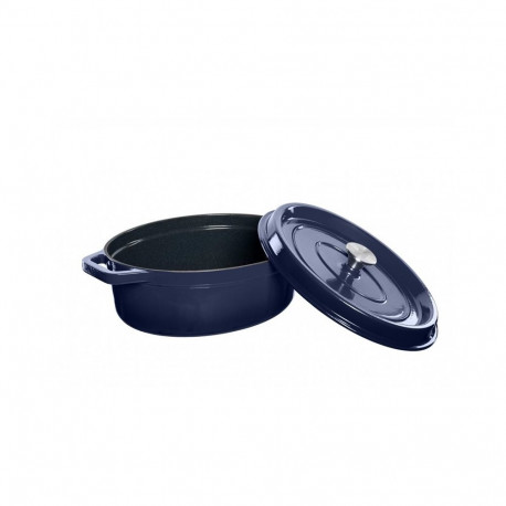 OVAL POT WITH A LID. 5.6L CAPACITY