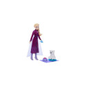 Disney Frozen Elsa Fashion Doll &amp; Polar Bear Cub Figure with 4 Nurturing Accessories