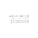 KS Tools 162.0102 masonry chisels Masonry chisel