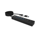 ICY BOX IB-HUB1737-C3 7-portiline USB 3.2 Gen 1 jaotur