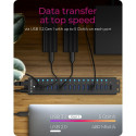 ICY BOX IB-HUB1717-U3 16+1 pordiga USB jaotur