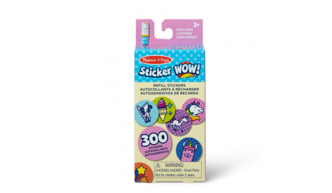 MELISSA & DOUG Sticker Wow! Täite kleebised Ükssarvik