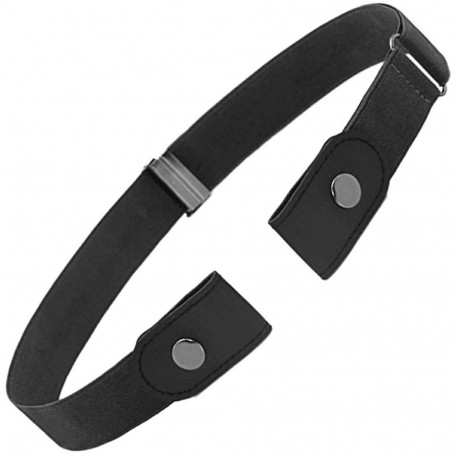 Trouser belt BQ53C, black (without buckle)