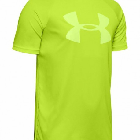 Children’s Short Sleeve T-Shirt Under Armour Tech Big Logo Yellow