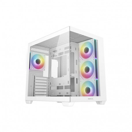 Deepcool CG530 4F (white, tempered glass x 2)