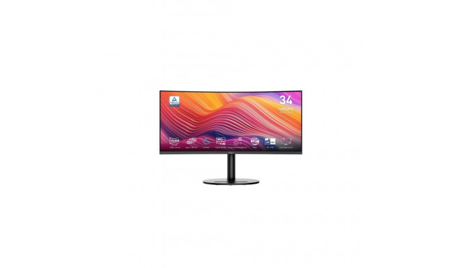 Monitor Modern MD342CQP 34 cale LED/UWQHD/Curve/120Hz/Black