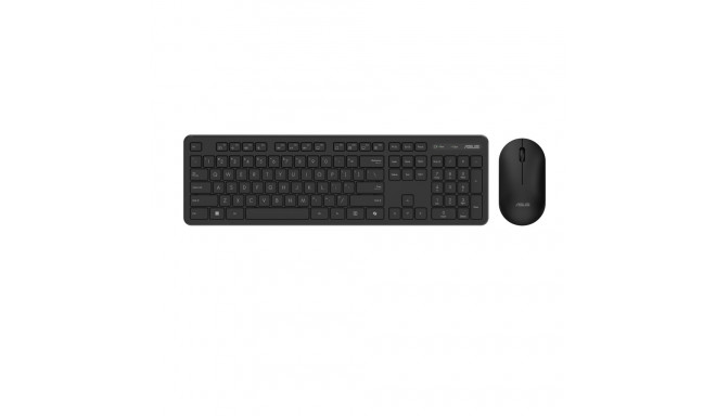 Asus CW100 | Keyboard and Mouse Set | Wireless | Russian | Black | RF 2.4GHz