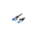Lanberg Patchcord Cat.6A S/FTP LSZH CCA | PCF6A-10CC-0200-BK | 2 m