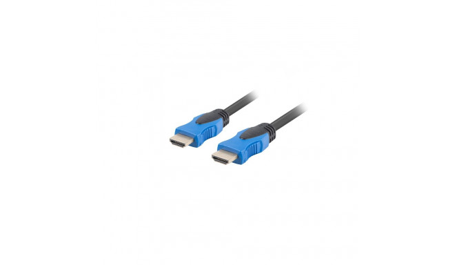 Lanberg HDMI M/M V2.0 kaabel 4K CU | CA-HDMI-20CU-0100-BK | HDMI-HDMI | 10 m