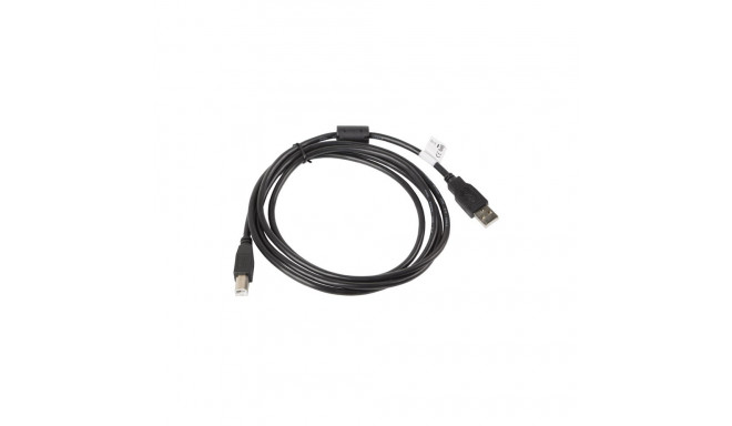Lanberg USB Type-A – USB Type-B 2.0 kaabel, 1,8 m | CA-USBA-11CC-0018-BK | USB Type-A – USB Type-B