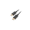 Lanberg DisplayPort kaabel 19 pin V1.2 4K, 1m | CA-DPDP-10CC-0010-BK | DisplayPort DisplayPort'iks