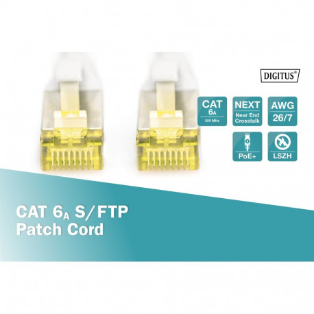 Digitus CAT 6A S/FTP patch-kaabel 20 m hall