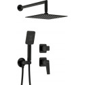 Concealed shower set