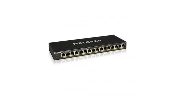 NETGEAR GS316PP haldamata gigabit ethernet (10/100/1000) toite üle etherneti (PoE) must