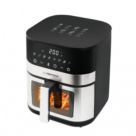 Esperanza EKA003 rasvavaba fritüür 5L, 1400W inox