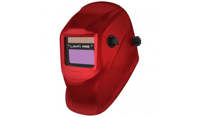 Przyłbica spawal. samościem. jednozakr. czerwona, ce, lahti