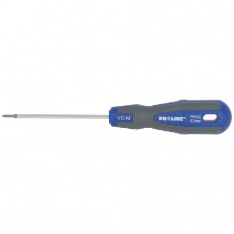 10080 Wkrętak Soft Touch krzyżowy PH000x63 mm, Proline