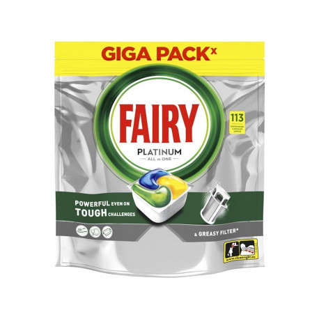 Fairy Platinum sidruni nõudepesukapslid 113 tk
