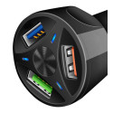 PLS34H ŁADOWARKA SAMOCHODOWA 3xUSB QC