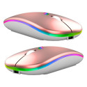 Juhtmevaba hiir RGB, roosa (AK211C)