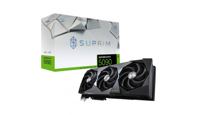 MSI GeForce RTX 5090 32G SUPRIM SOC, graphics card DLSS 4, 3x DisplayPort, 1x HDMI 2.1